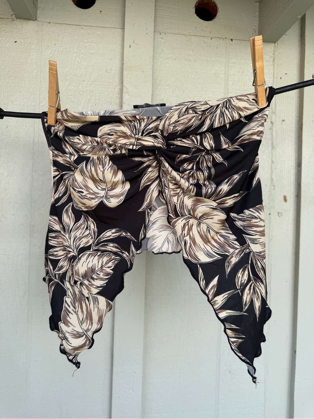 Papermoon Black Floral Bandana Camisole Top